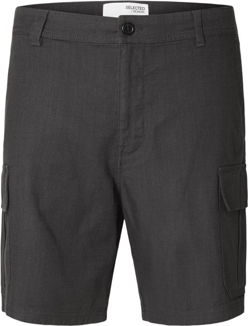 Se Selected Homme Slhregularolaf Cargo Shorts Mand Phantom Casual Shorts Regular Fit Str L - hos Magasin ved Magasin