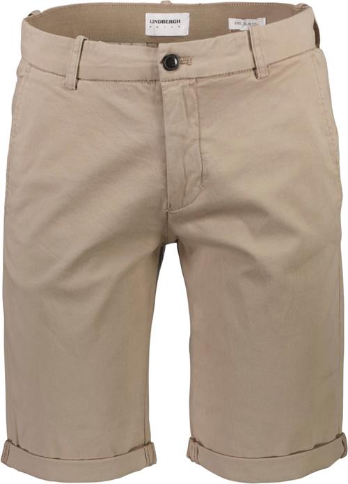 Lindbergh Chino Shorts Mand Sand Chino Shorts Str M - hos Magasin