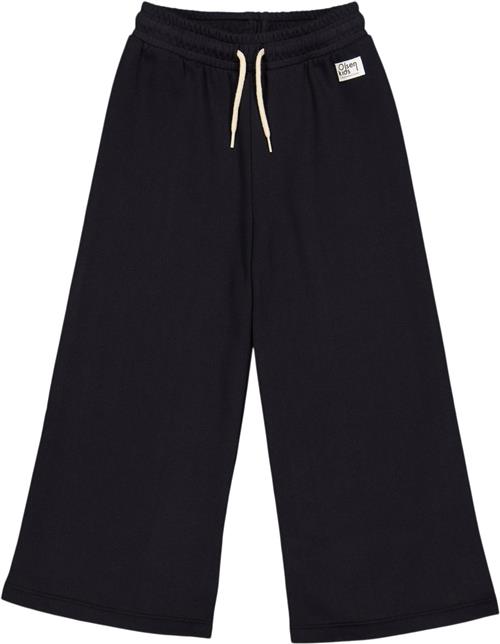 Müsli by Green Cotton Olsen Kids Sweat Flared Pants Str 140 - Black Bukser Bomuld hos Magasin