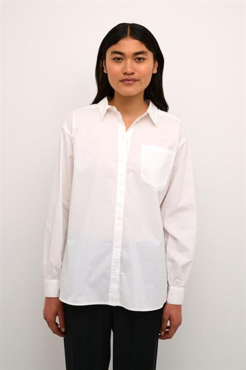 Karen by Simonsen Ninjakb Shirt Kvinde 110601 Langærmede Skjorter Str 46 - hos Magasin