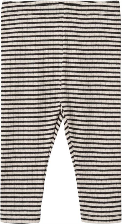 Se Wheat Jersey Leggings Jules Str 86/18m - Black Stripe Leggings Bomuld hos Magasin ved Magasin