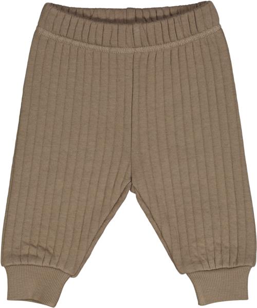 Se Müsli by Green Cotton Cotton Quilt Pants Str 50 - Walnut Bukser Bomuld hos Magasin ved Magasin