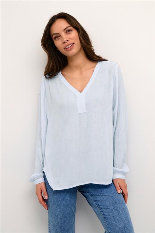 Se Kaffe Amber Blouse LS Kvinde Windsurfer Langærmede Bluser Str 38 - hos Magasin ved Magasin