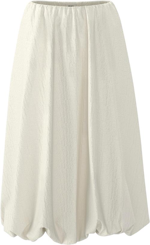 Object Objetta MW Long Baloon Skirt OTT 13 Kvinde Cloud Dancer Midi Nederdele Str 42 - hos Magasin