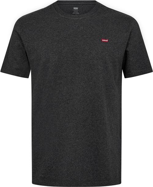 Levi's SS Original HM TEE B65 Dark GR Mand Grå Kortærmede T-shirts Str L - Bomuld hos Magasin