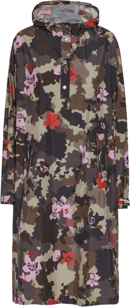 ILSE JACOBSEN Rain221spp Kvinde Floral Camo Regnjakker - hos Magasin