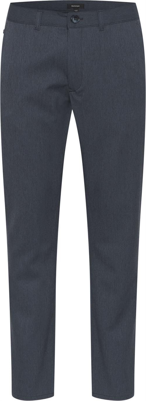 Se Matinique Mapristu Mand Oxford Blue Melange Chinos Regular Fit Str W31 / L34 - hos Magasin ved Magasin