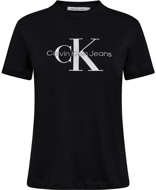 Calvin Klein Regular fit Tshirt With Monologo Kvinde Beh Kortærmede T-shirts Str L - Bomuld hos Magasin