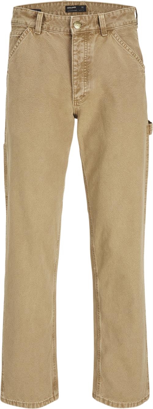 Se Jack & Jones Jjieddie Jjcarpenter WI 050 Noos Mand Tigers Eye Jeans Loose Fit Str "31/""30" - Bomuld hos Magasin ved Magasin