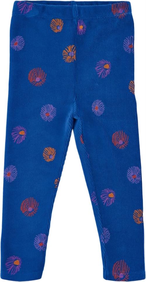 Se Soft Gallery Sgbpaula Velvet Flower Leggings Str 9m - True Blue Leggings Bomuld hos Magasin ved Magasin