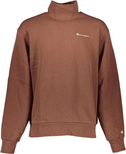 Se Champion High Neck Sweatshirt Mand Brown Sweatshirts Str S - Bomuld hos Magasin ved Magasin