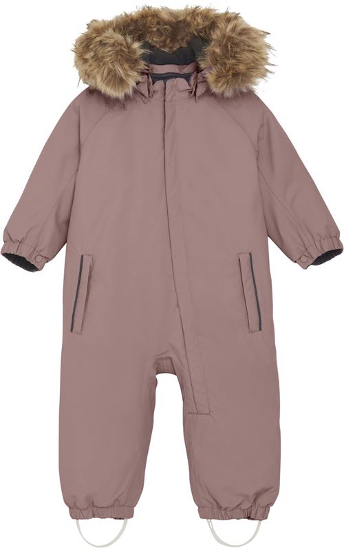 Color Kids Coverall W. Fake Fur Str 98 - Antler Flyverdragter hos Magasin