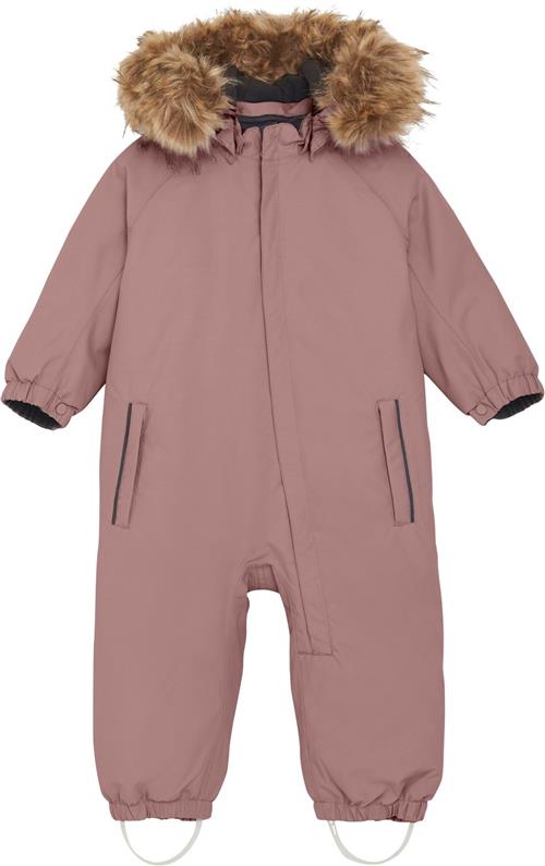 Color Kids Coverall W. Fake Fur Str 80 - Antler Flyverdragter hos Magasin