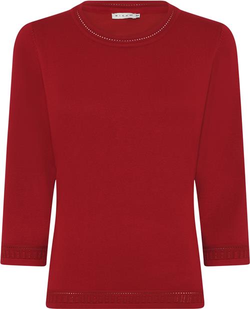 Micha BB Jumper_ BB Viscose Knit Kvinde Red Sweaters Str S - hos Magasin