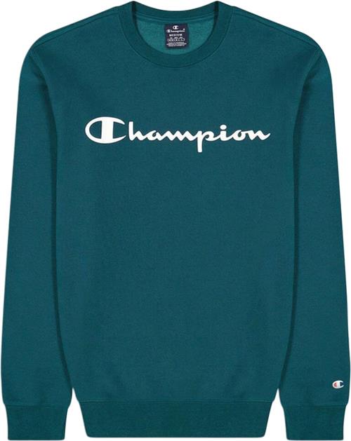 Champion Script Logo Fleece Sweatshirt S - Sweatshirts hos Magasin