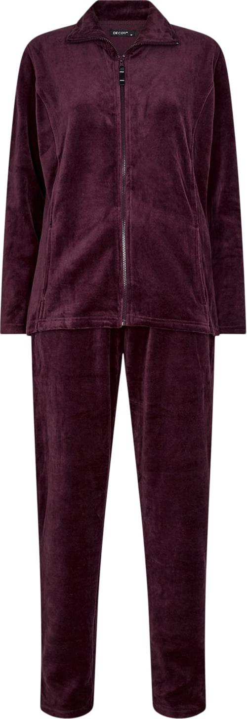 Se Decoy Decoy Velour Homewear set Pyjamassæt Str M - hos Magasin ved Magasin