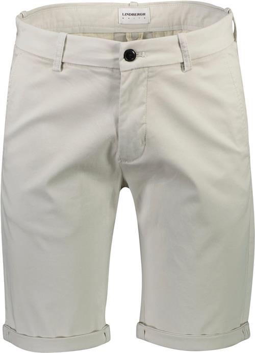 Se Lindbergh Superflex Chino Shorts Mand Hvid Chino Shorts Str L - hos Magasin ved Magasin