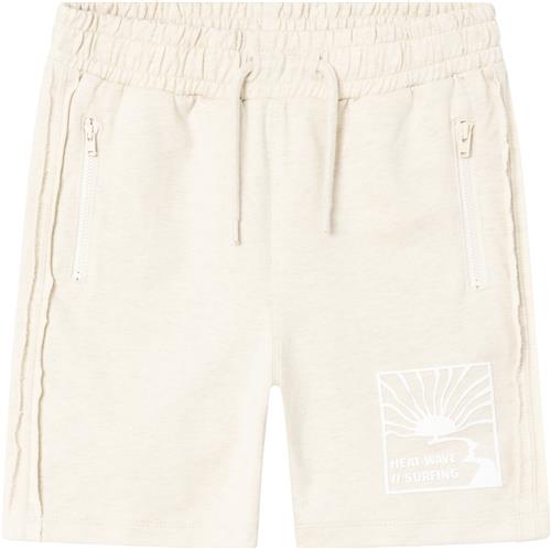 Name It Nkmhummi Loose Sweat Shorts UNB Str 128 - Peyote Melange Shorts & Bloomers hos Magasin