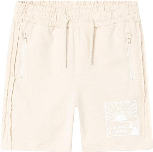 Name It Nkmhummi Loose Sweat Shorts UNB Str 140 - Peyote Melange Shorts & Bloomers hos Magasin