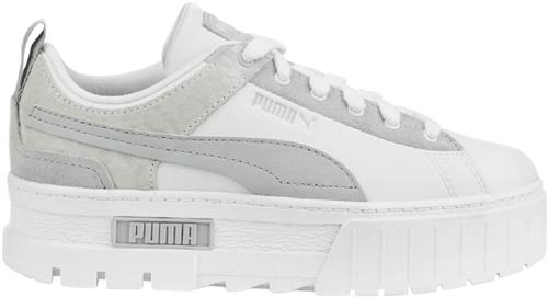 Se Puma Mayze Raw Muted Animal Sneakers Kvinde Hvid Sneakers Str 41 - Læder hos Magasin ved Magasin