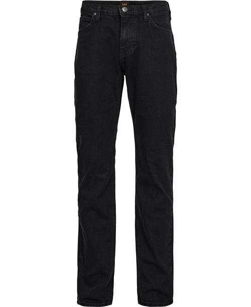 Lee West Black_Rinse Mand Denim Black Jeans Relaxed Fit Str 34/34 - hos Magasin