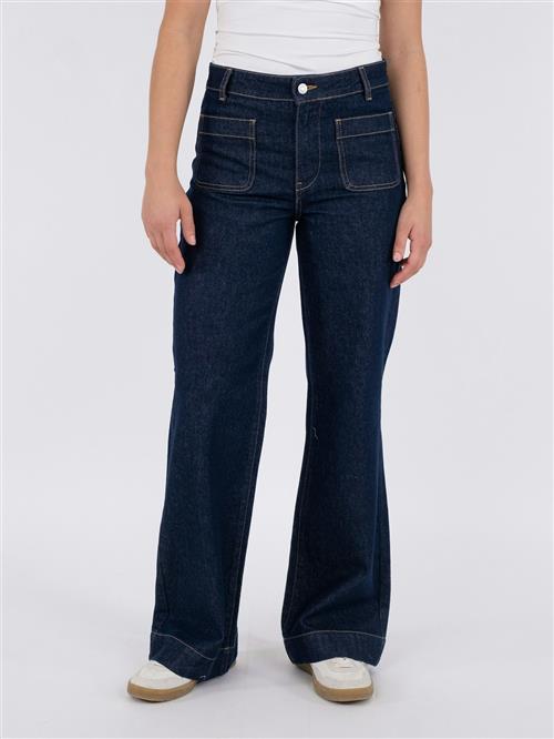 Se Neo Noir Fabiana D Pants Kvinde Dark Blue Flared Jeans Str 38 - Denim hos Magasin ved Magasin