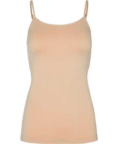 Magasin du Nord Collection Magasin Mellanie 7 S Seamless Top Kvinde Hazelnut Tanktoppe Str L Polyamid