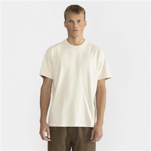 RVLT / Revolution Loose fit Tshirt With our Brand R on Back Mand Offwhite Kortærmede T-shirts Str XXL - Bomuld hos Magasin