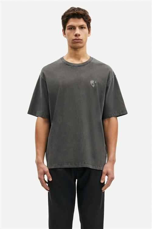 Samsøe Samsøe Sapoetry Tshirt 14508 Kvinde Black Balance Toppe Str S - Bomuld hos Magasin