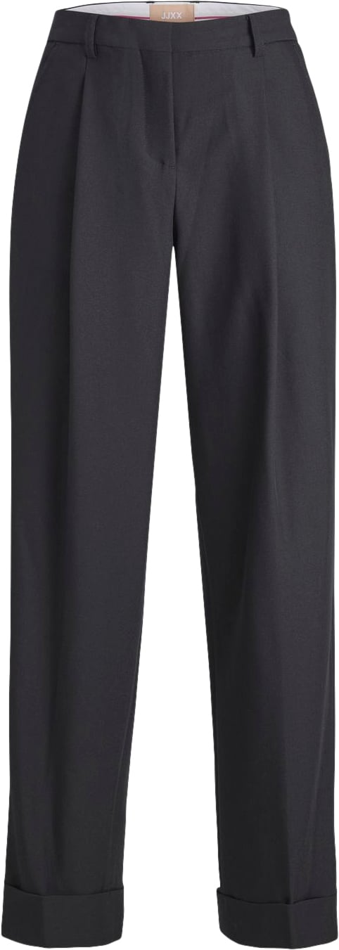 JJXX Jxmary Pleat FU MW Pant TLR Noos Kvinde Black Bukser Med Lige Ben Str "31/""32" - hos Magasin