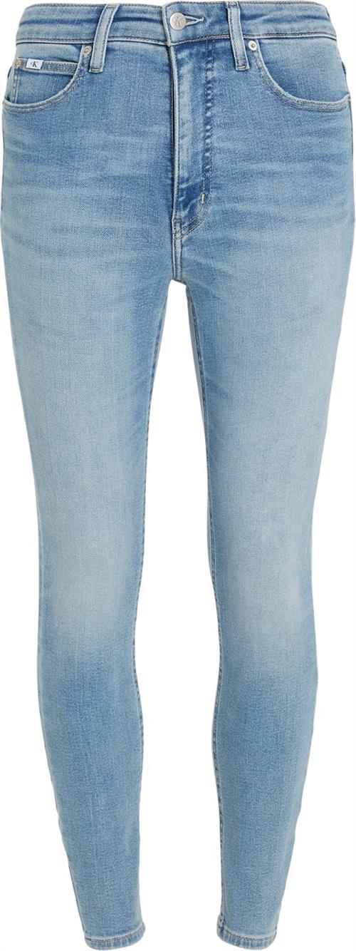 Calvin Klein High Rise Super Skinny Ankle Kvinde 1aa Skinny Jeans Str 30/NI - hos Magasin