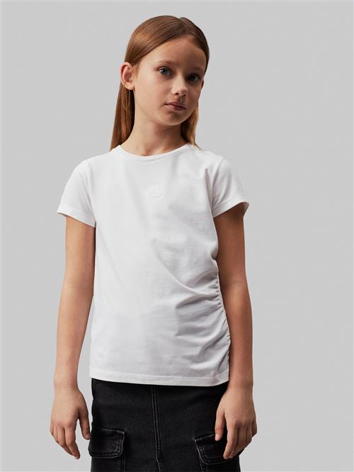 Calvin Klein Soft Drape SS Tshirt Str 6 - Yaf Kortærmede T-shirts hos Magasin