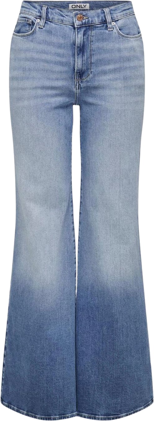 ONLY Onlpatricia HW WD Flared DNM Cro265 Kvinde Blå Flared Jeans Str "27/""32" - hos Magasin