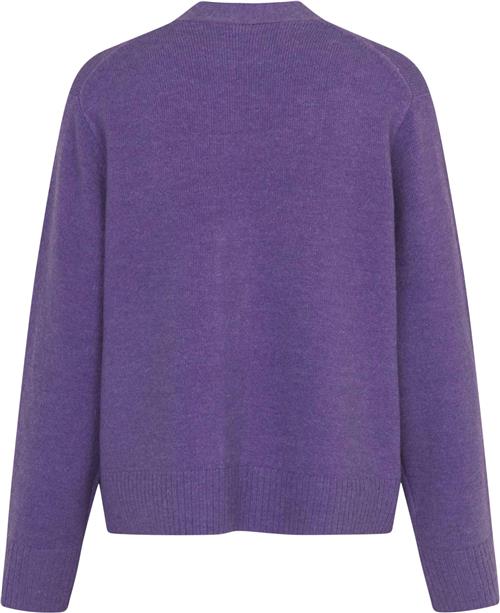 Masai Copenhagen Malettie Kvinde Purple Cardigans Str XL/REGULAR - Uld hos Magasin