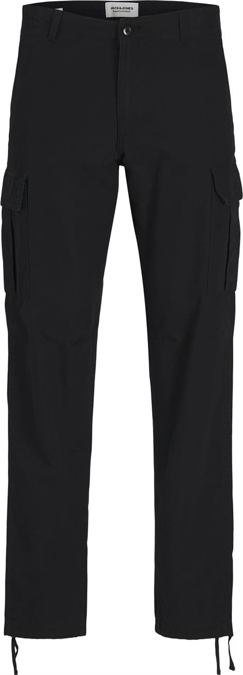 Jack & Jones Jpstkane Jjbarkley Cargo Pant Noos Mand Sort Cargo Bukser Relaxed Fit Str "32/""30" - hos Magasin