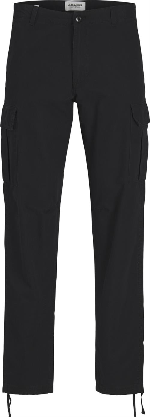 Se Jack & Jones Jpstkane Jjbarkley Cargo Pant Noos Mand Sort Cargo Bukser Relaxed Fit Str "29/""32" - hos Magasin ved Magasin