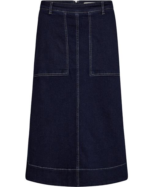 Magasin du Nord Collection Magasin Esther 6G Kvinde Dark Blue Denim Maxi Nederdele Str S Bomuld