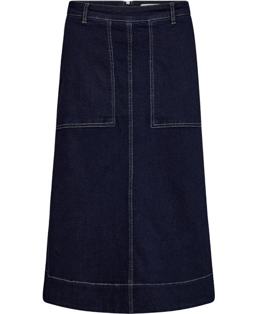 Magasin du Nord Collection Magasin Esther 6G Kvinde Dark Blue Denim Maxi Nederdele Str M Bomuld