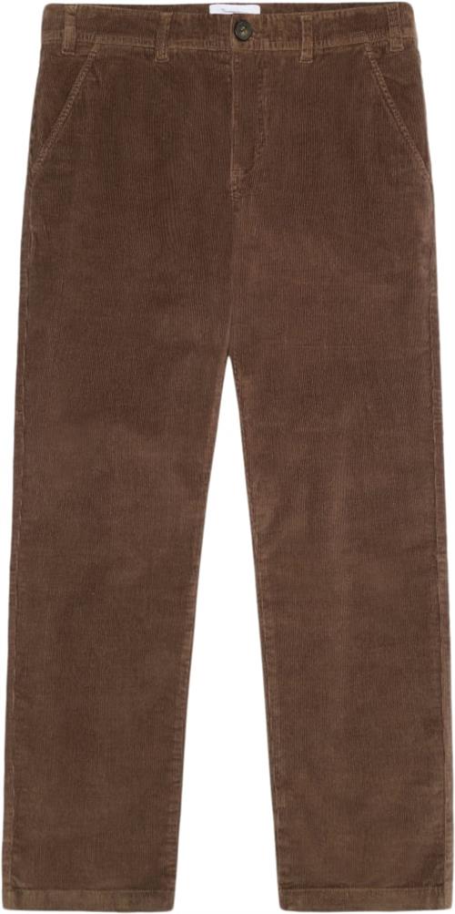 Se Knowledge Cotton Apparel Chuck Regular Corduroy Chino Pants Gots/vegan Mand Demitasse (Brown) Chinos Str 30/34 - Bomuld hos Magasin ved Magasin