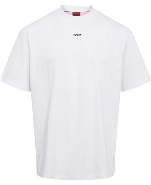 HUGO Dapolino Mand Hvid Kortærmede T-shirts Str S - hos Magasin