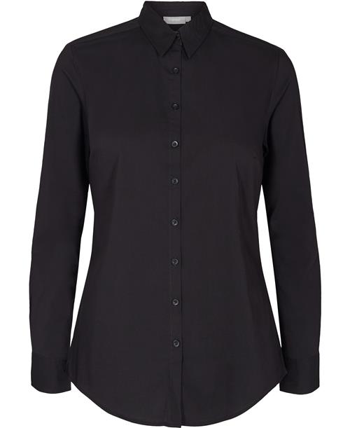 Se Fransa Zashirt 1 Shirt Solid Kvinde Black Langærmede Skjorter Regular Fit Str L - hos Magasin ved Magasin