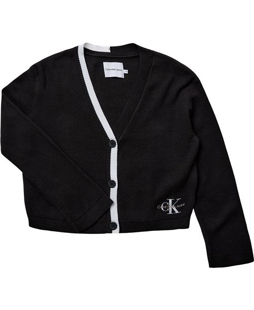 Calvin Klein Calvin Klein Jeans Knitted Cardigan Str 8 år - Beh Cardigans Bomuld hos Magasin