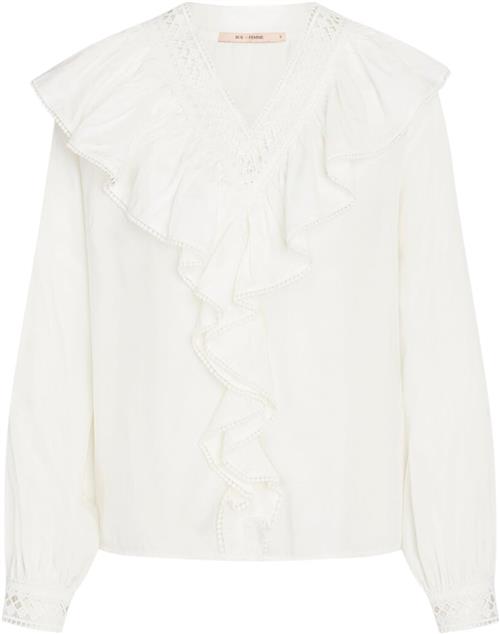 Se Rue de Femme Karma Blouse RdF Kvinde Offwhite Langærmede Bluser Str XL - hos Magasin ved Magasin