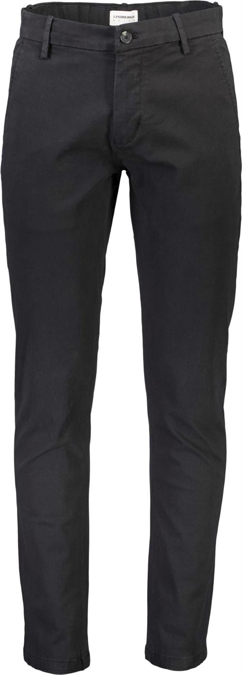 Se Lindbergh Chinos med Superflex Mand Sort Chinos Str 31/32 - hos Magasin ved Magasin