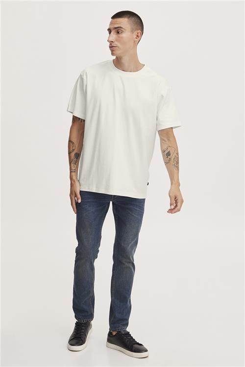 Se !Solid Sddanton SS Tee Mand Oatmeal Kortærmede T-shirts Str L - hos Magasin ved Magasin