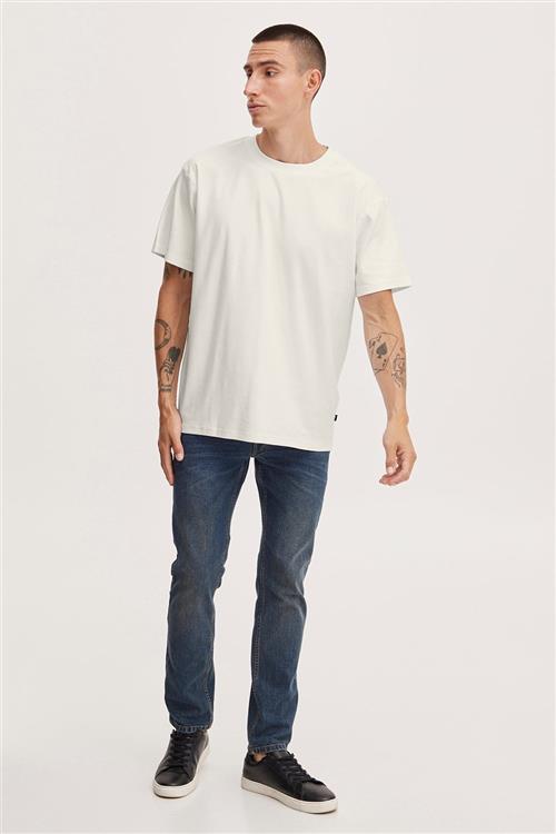 Se !Solid Sddanton SS Tee Mand Oatmeal Kortærmede T-shirts Str XXL - hos Magasin ved Magasin