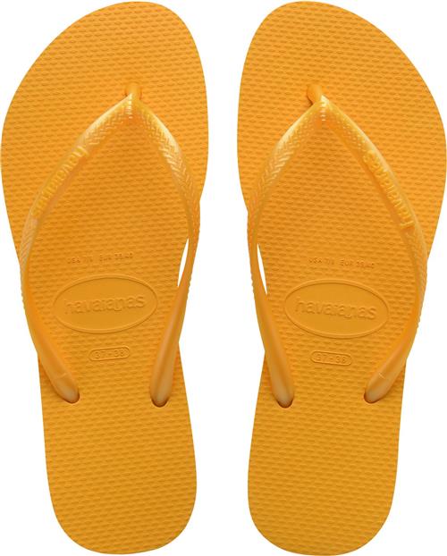 Se Havaianas Hav. Slim Pop Yellow Sandaler Str 29/30 - hos Magasin ved Magasin