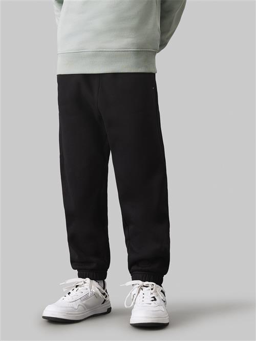 Calvin Klein Waistband EMB. Fleece Jogger Str 12 - Ck Black Bukser hos Magasin