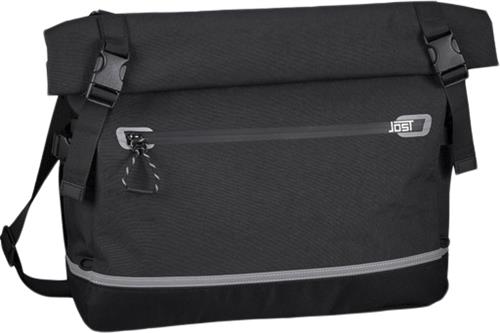 Se JOST Lillehammer Messenger Bag Black 38x30x10cm - Skuldertasker hos Magasin ved Magasin