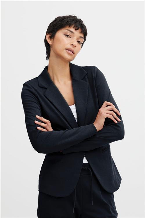 Se ICHI Kate Blazer Kvinde Blå Blazere Regular Fit Str XXL - hos Magasin ved Magasin